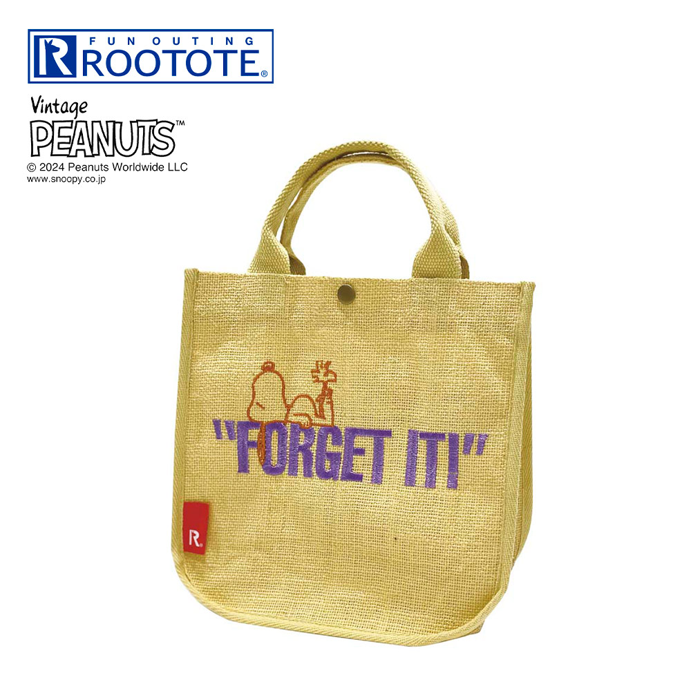 ルートート ROOTOTE ハンド・トートバッグ IP.SQ.ジュート.PEANUTS-8H 8321【FITHOUSE ONLINE SHOP】