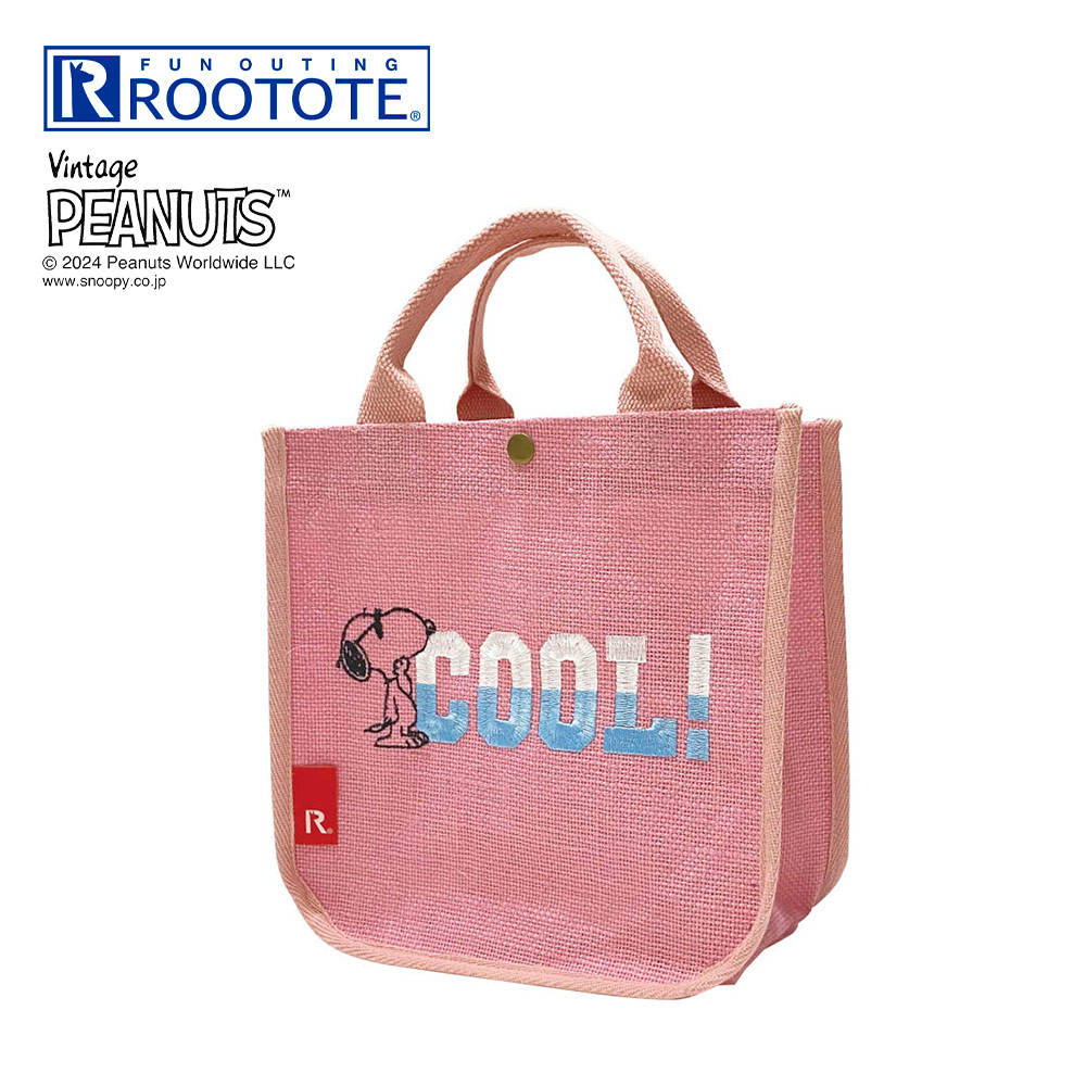 ルートート ROOTOTE ハンド・トートバッグ IP.SQ.ジュート.PEANUTS-8H 8321【FITHOUSE ONLINE SHOP】