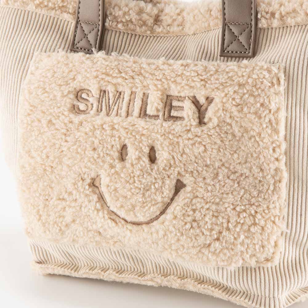 クーコ COOCO ハンド・トートバッグ SMILEY/コーデュロイ 刺繍 トートバッグ 23531-11706【FITHOUSE ONLINE SHOP】