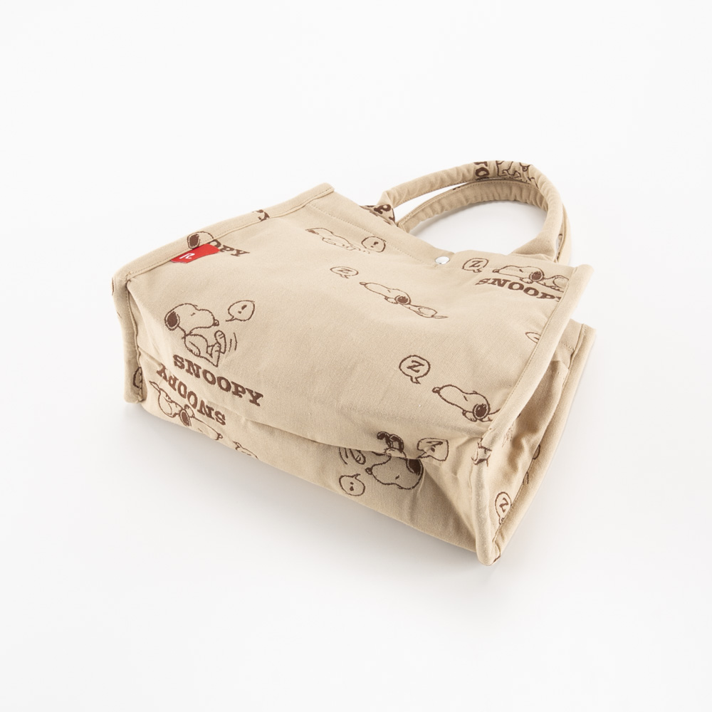 ルートート ROOTOTE ハンド・トートバッグ IP.デリ ジャカード Peanuts 8P 858802 BEIGE【FITHOUSE ONLINE SHOP】