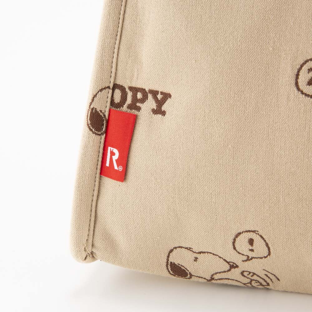 ルートート ROOTOTE ハンド・トートバッグ IP.デリ ジャカード Peanuts 8P 858802 BEIGE【FITHOUSE ONLINE SHOP】