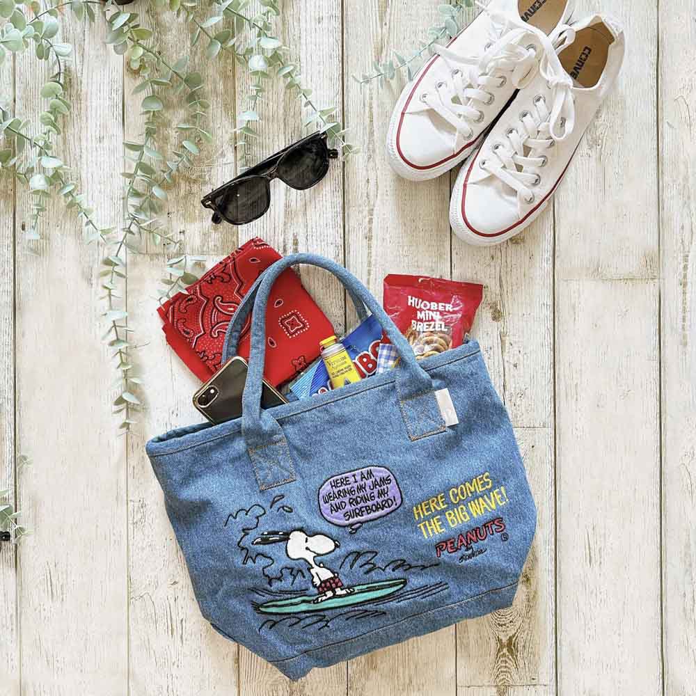 ルートート ROOTOTE ハンド・トートバッグ IP.デリ.シシュウ.Peanuts-9C 859002 Beach【FITHOUSE ONLINE SHOP】