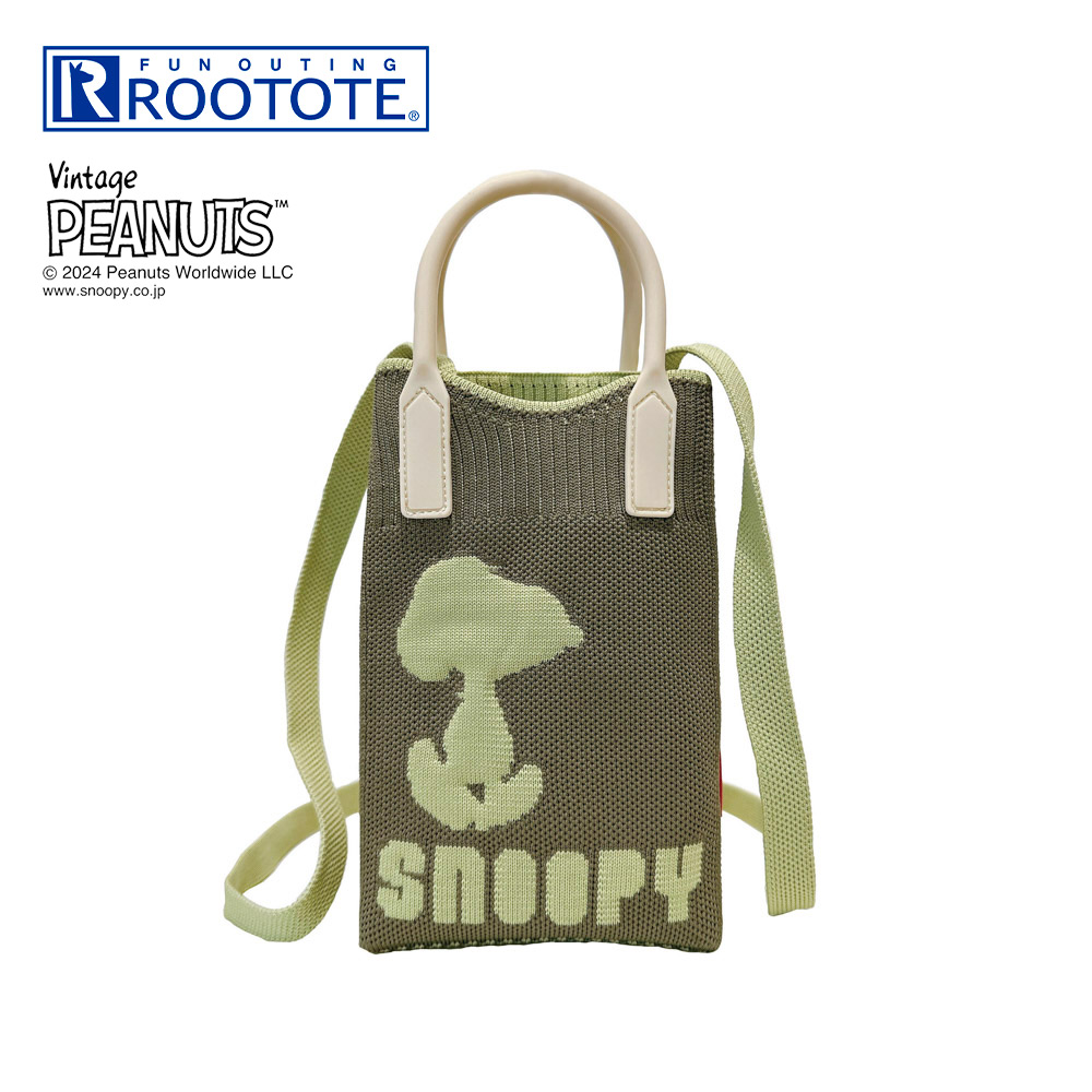 ルートート ROOTOTE ハンド・トートバッグ IP.BR シリコンハンドル Peanuts 9E 85863 OLIVE 858603【FITHOUSE ONLINE SHOP】