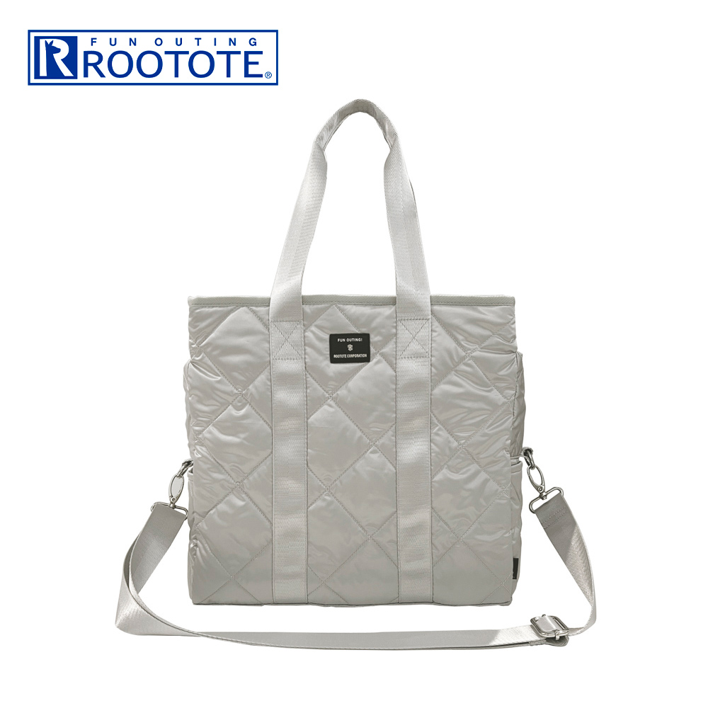 ルートート ROOTOTE ハンド・トートバッグ SC.グランデボックス.グリスンｰA 116202 SILVER【FITHOUSE ONLINE SHOP】