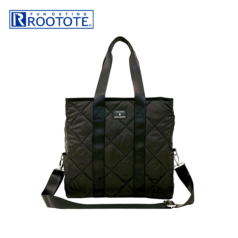 ルートート ROOTOTE ハンド・トートバッグ SC.グランデボックス.グリスンｰA 116203 BLACK【FITHOUSE ONLINE SHOP】