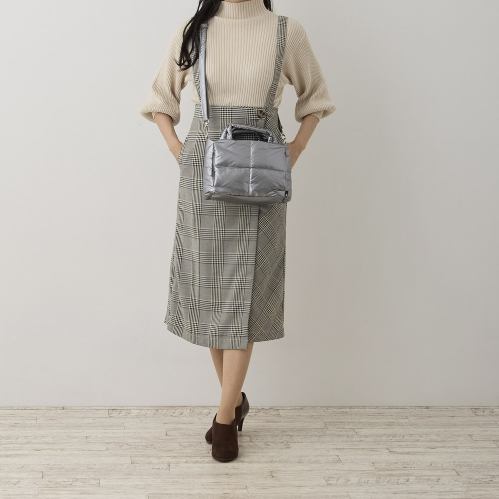 ルートート ROOTOTE ハンド・トートバッグ FE.ベビールー.CARO-B SILVER 134001【FITHOUSE ONLINE SHOP】