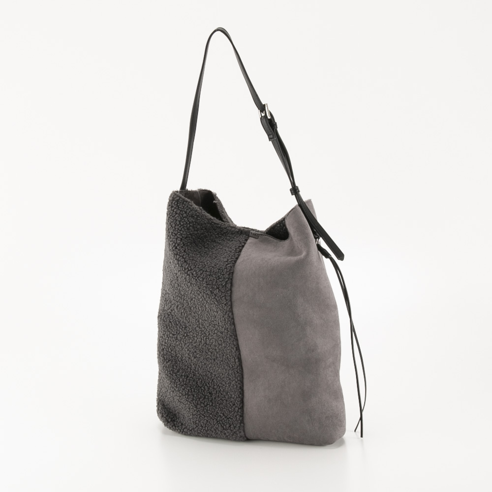 クーコ COOCO ショルダーバッグ バイカラームートン風 24531-11057【FITHOUSE ONLINE SHOP】