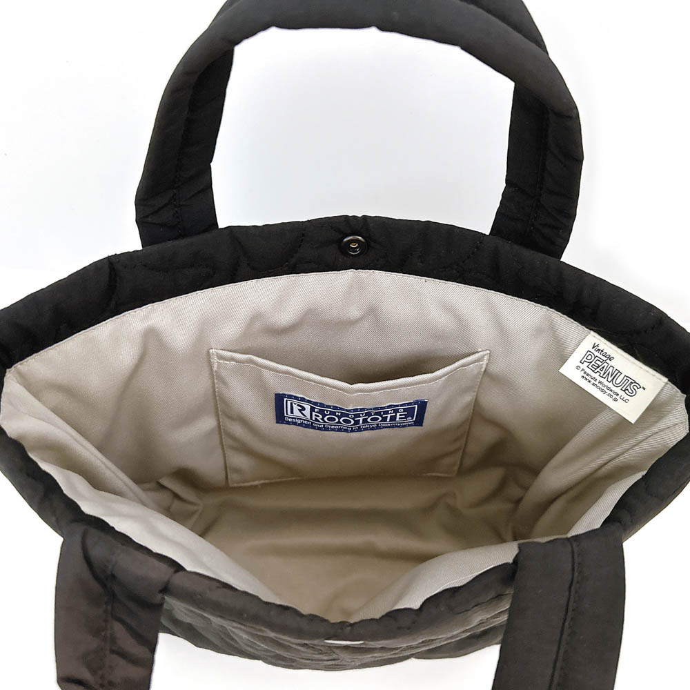 ルートート ROOTOTE ハンド・トートバッグ IP.Deli.キルト.Peanuts-9X BLACK 841401【FITHOUSE ONLINE SHOP】