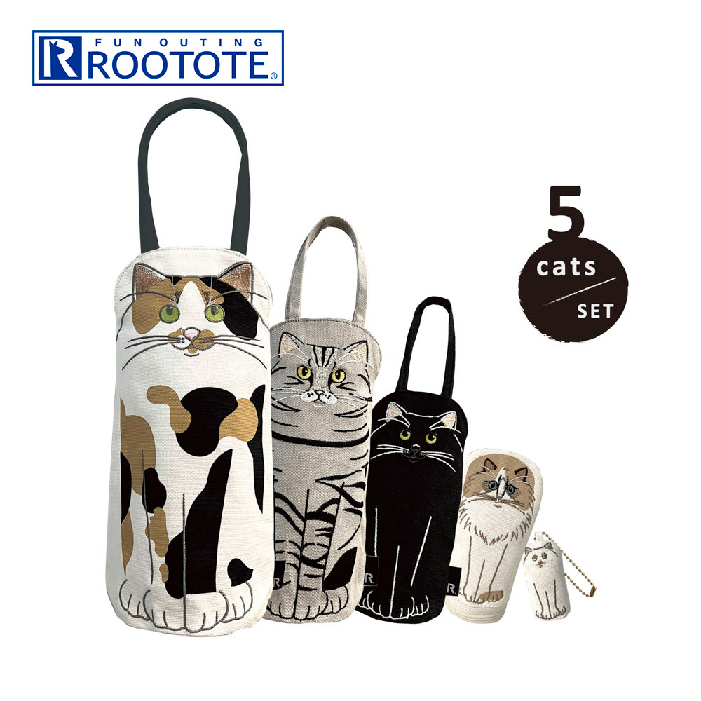 ルートート ROOTOTE ハンド・トートバッグ EUアニマルリョーシカ・ネコリョーシカｰA 129701【FITHOUSE ONLINE SHOP】