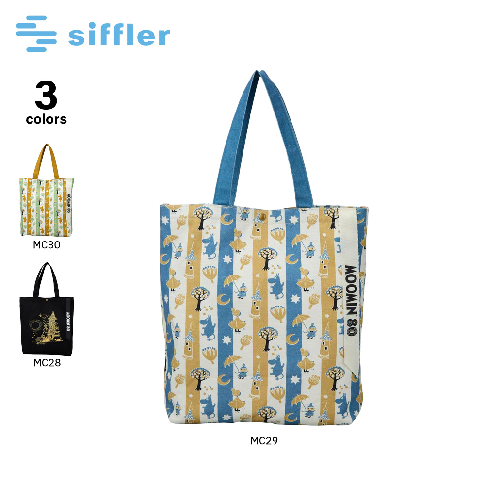 シフレ siffler ハンド・トートバッグ ムーミン 80th 帆布トート 6086【FITHOUSE ONLINE SHOP】