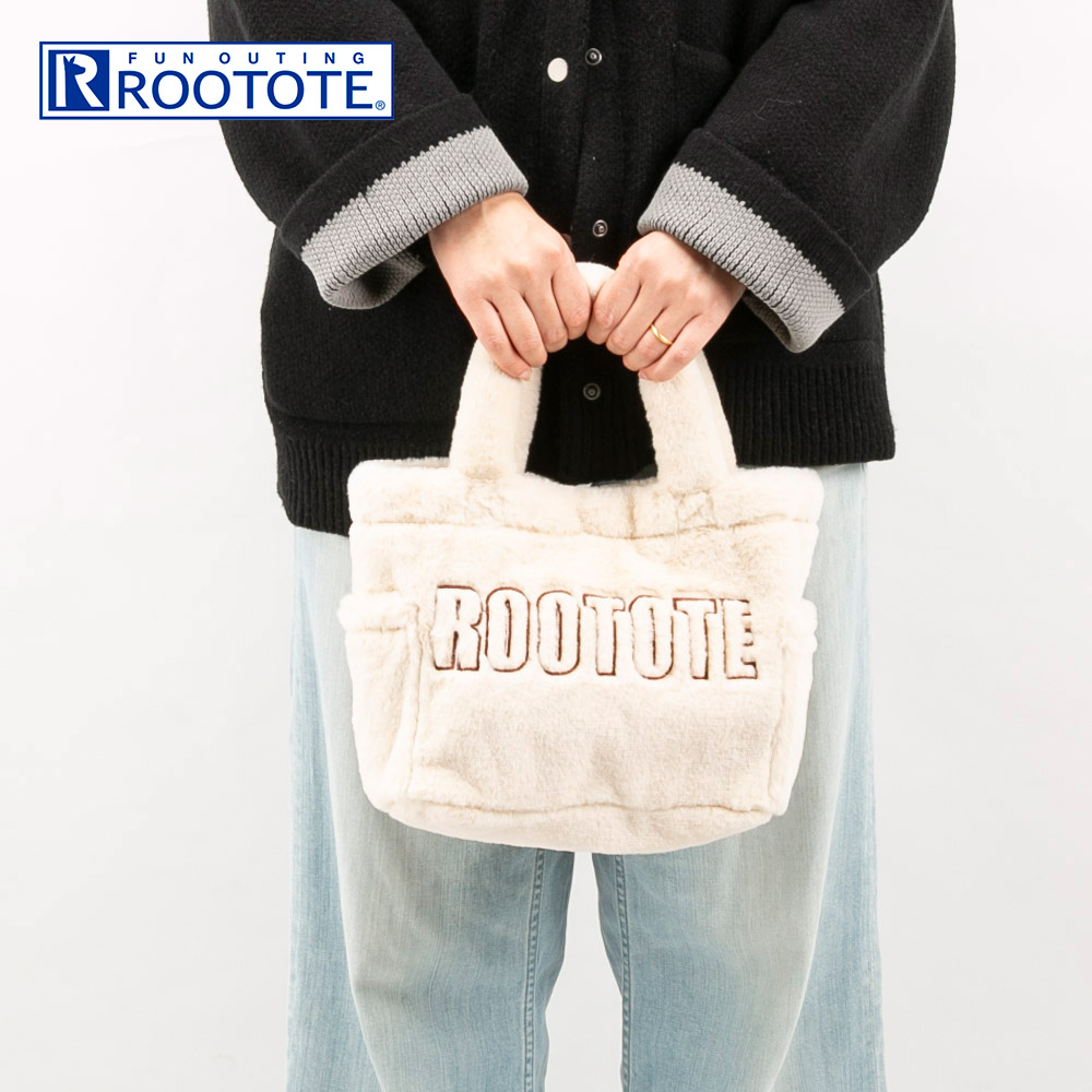 ルートート ROOTOTE トートバッグ SC.スクエア.ファー.ロゴ-A 3637【FITHOUSE ONLINE SHOP】