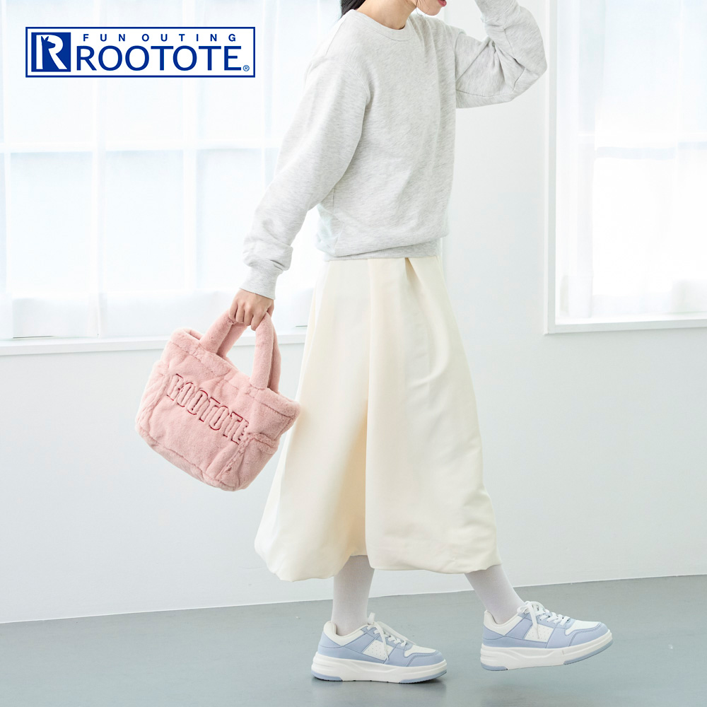ルートート ROOTOTE トートバッグ SC.スクエア.ファー.ロゴ-A 3637【FITHOUSE ONLINE SHOP】