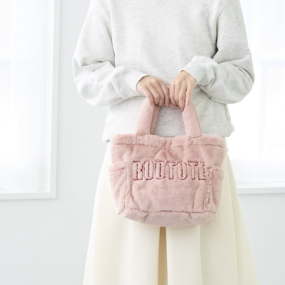 ルートート ROOTOTE トートバッグ SC.スクエア.ファー.ロゴ-A 3637【FITHOUSE ONLINE SHOP】