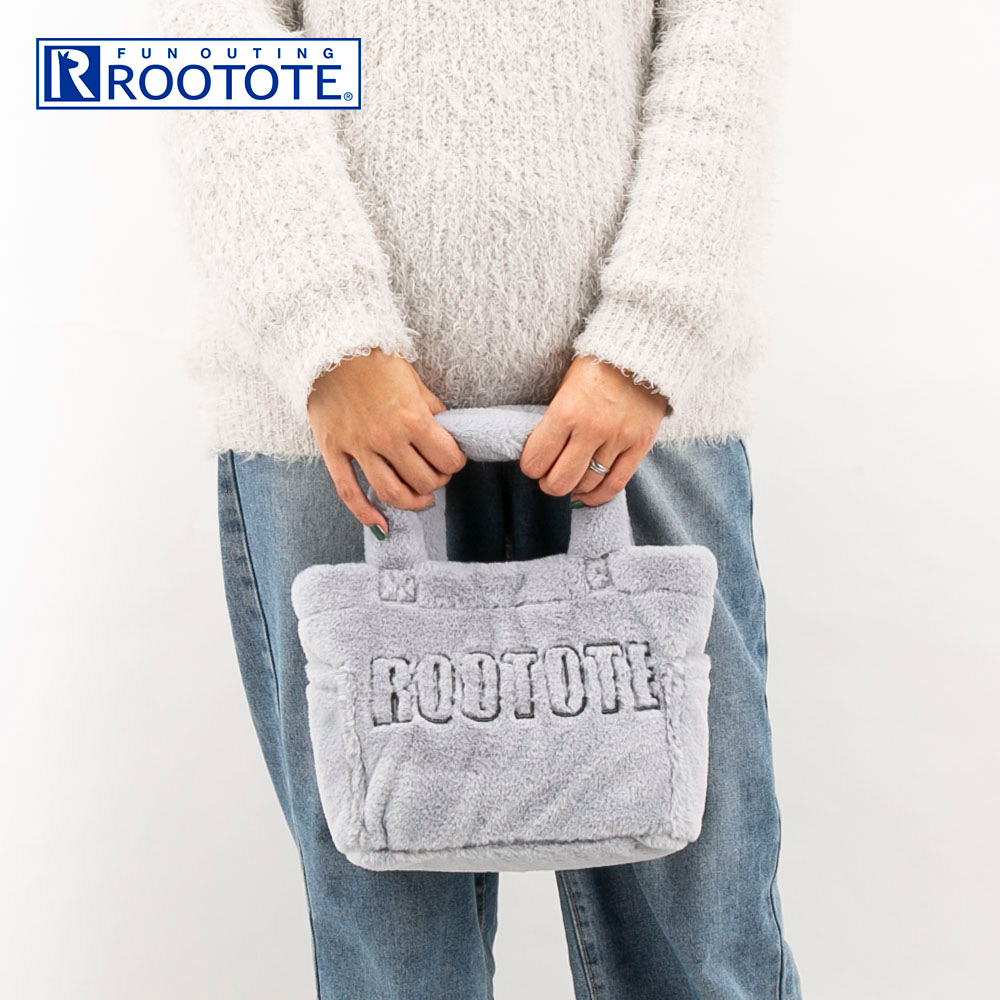 ルートート ROOTOTE トートバッグ SC.スクエア.ファー.ロゴ-A 3637【FITHOUSE ONLINE SHOP】