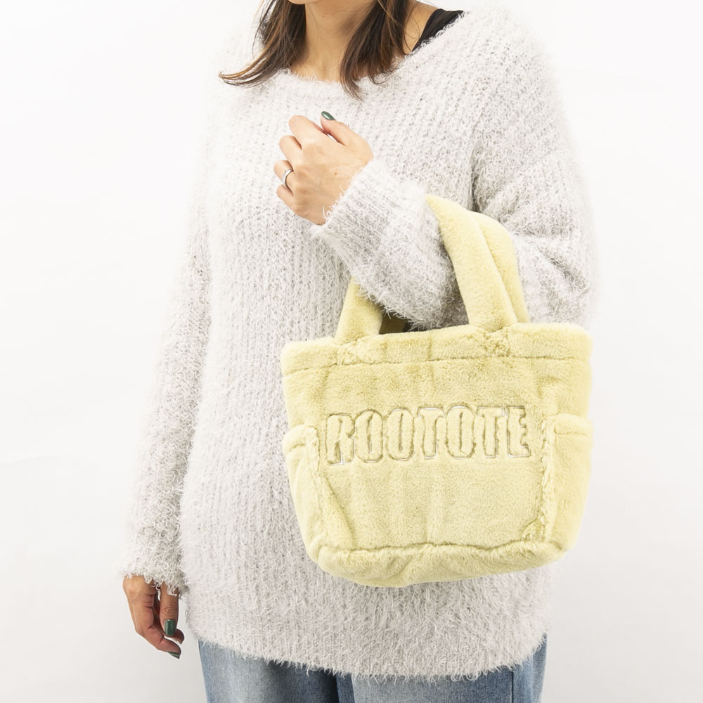 ルートート ROOTOTE トートバッグ SC.スクエア.ファー.ロゴ-A 3637【FITHOUSE ONLINE SHOP】