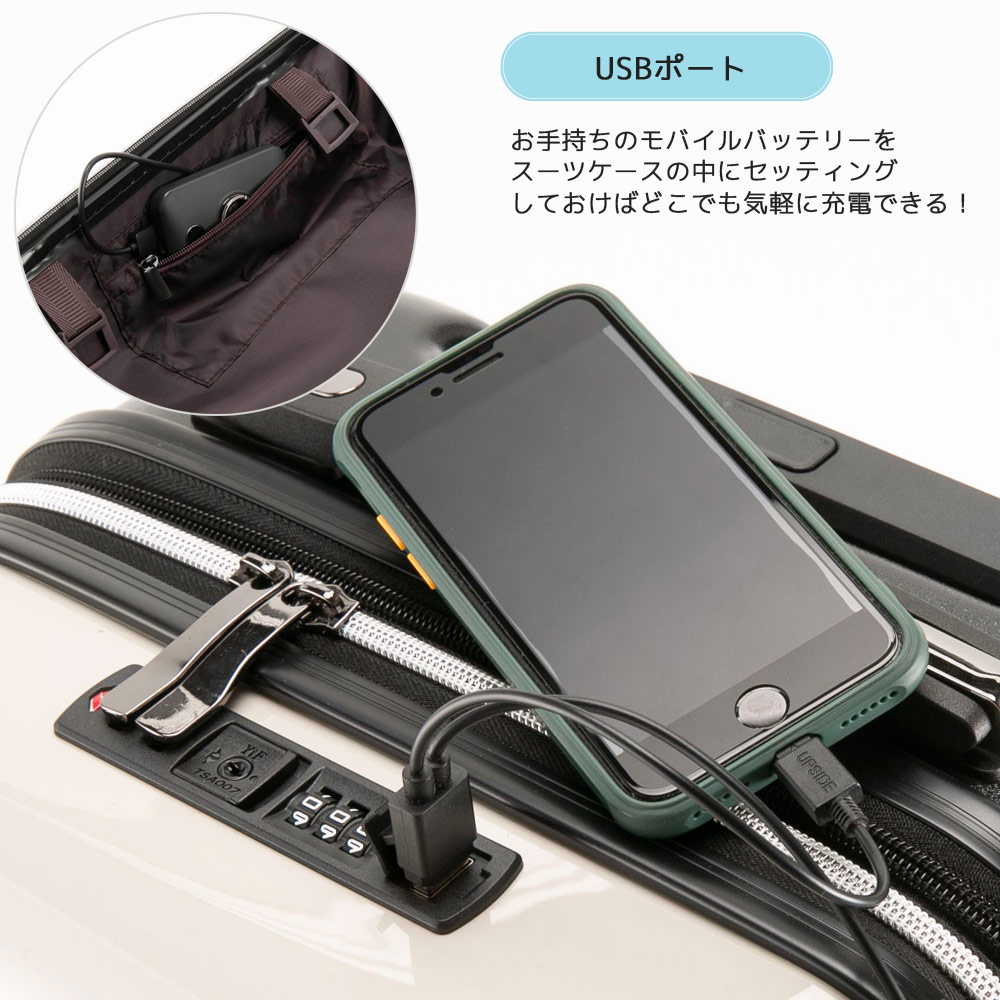 ナノ nano スーツケース・キャリーバッグ 多機能ジッパーキャリーケース 407【FITHOUSE ONLINE SHOP】
