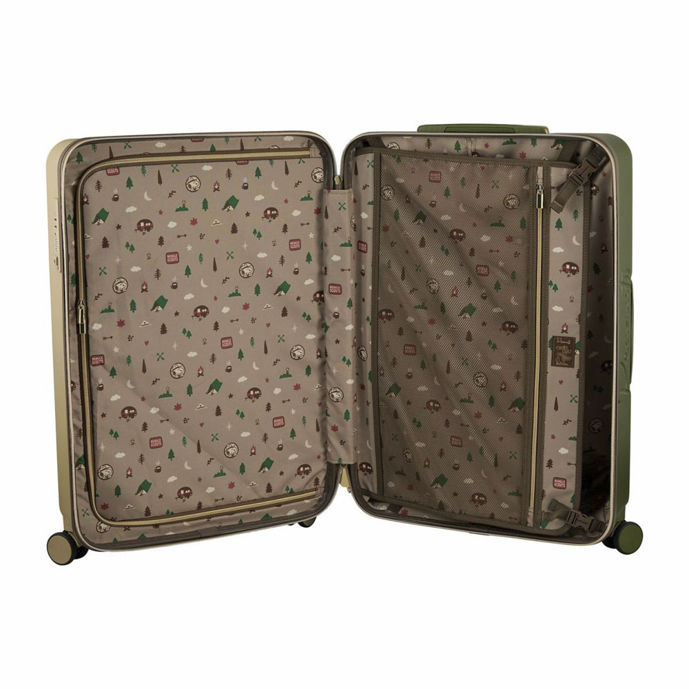 シフレ siffler スーツケース・キャリーバッグ スヌーピー Lサイズ ジッパータイプ HAP2285-65【FITHOUSE ONLINE SHOP】