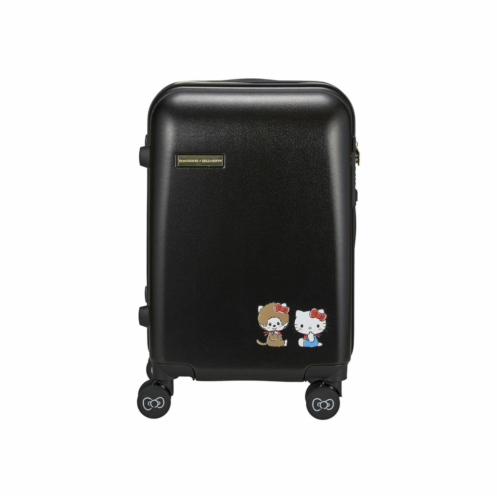 シフレ siffler キャリーケース・スーツケース モンチッチ×ハローキティ ドリンクホルダー付き ジッパータイプ HPL2249-48【FITHOUSE ONLINE SHOP】