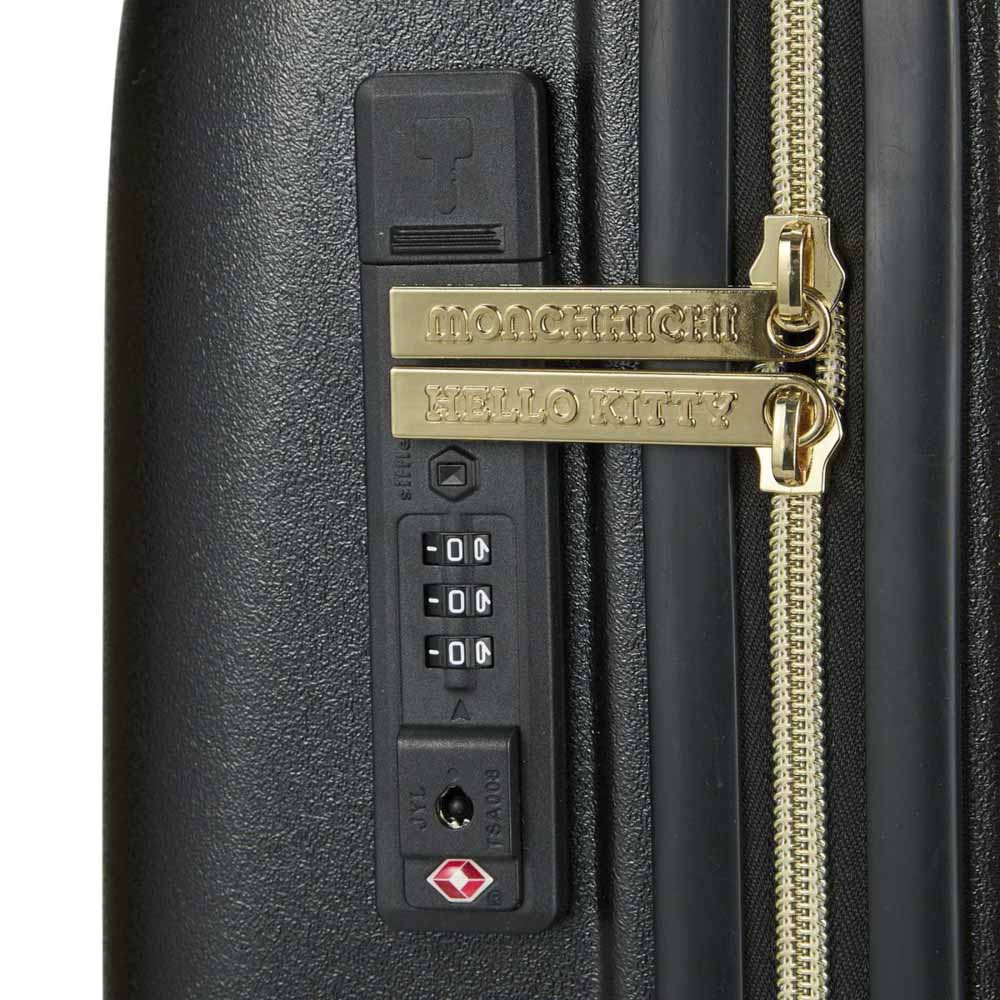 シフレ siffler キャリーケース・スーツケース モンチッチ×ハローキティ ドリンクホルダー付き ジッパータイプ HPL2249-48【FITHOUSE ONLINE SHOP】