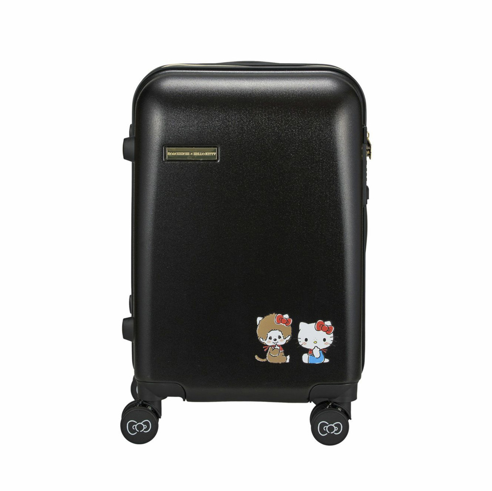 シフレ siffler キャリーケース・スーツケース モンチッチ×ハローキティ ドリンクホルダー付き ジッパータイプ HPL2249-66【FITHOUSE ONLINE SHOP】