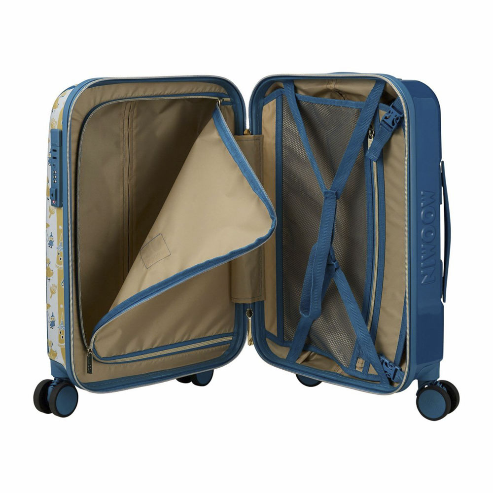 シフレ siffler スーツケース・キャリーバッグ ムーミン 小説80周年記念 Sサイズ ジッパータイプ HAP2317-48【FITHOUSE ONLINE SHOP】