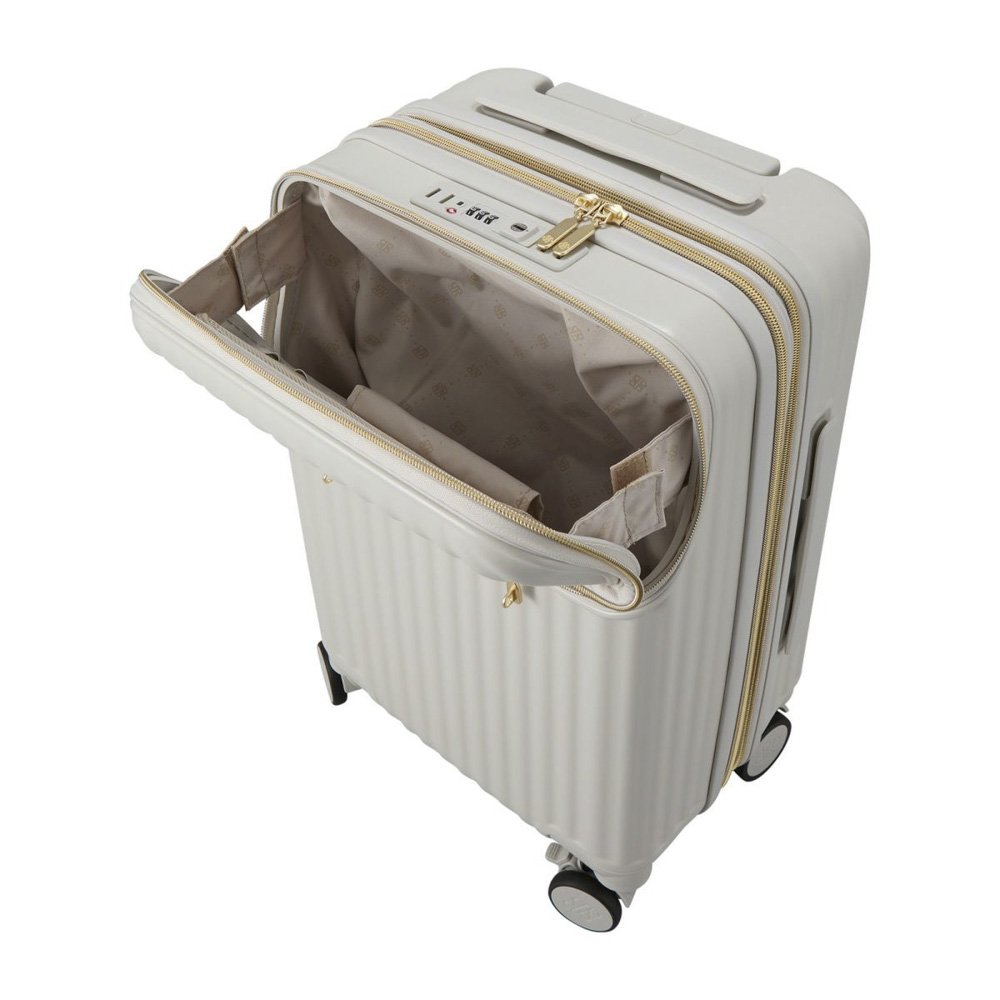 シフレ siffler キャリーケース・スーツケース Sサイズ 上パカ カップホルダー付き ジッパータイプ ロイヤルパーティ ROY2321-S【FITHOUSE ONLINE SHOP】