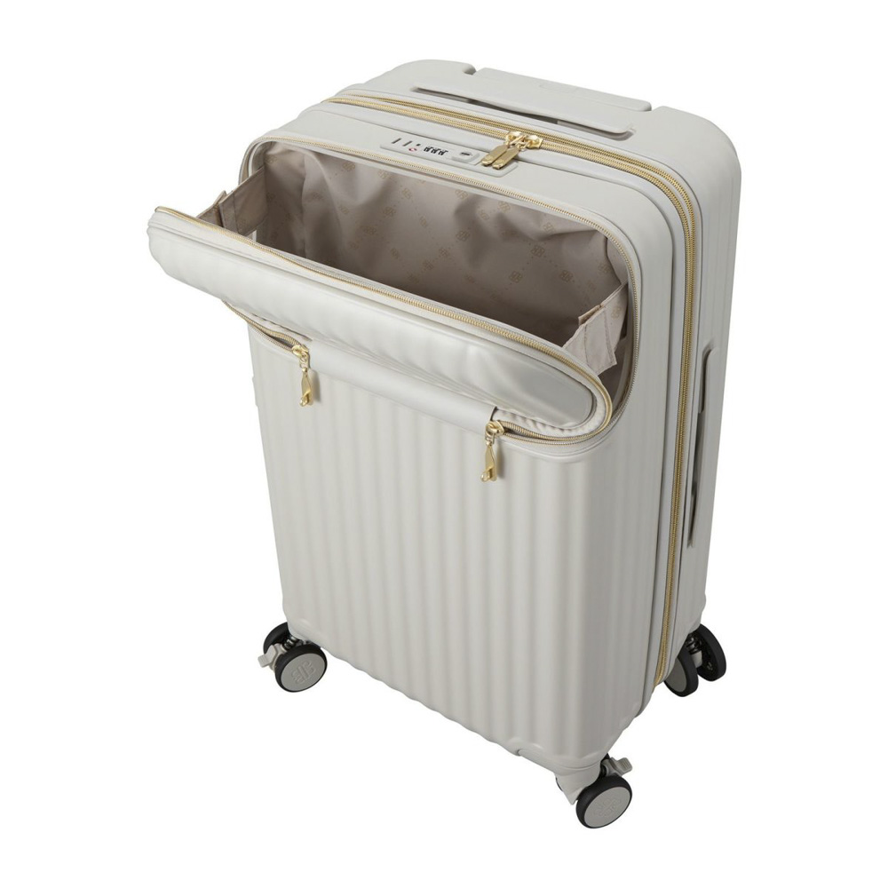 シフレ siffler キャリーケース・スーツケース Mサイズ 上パカ カップホルダー付き ジッパータイプ ロイヤルパーティ ROY2321-M【FITHOUSE ONLINE SHOP】