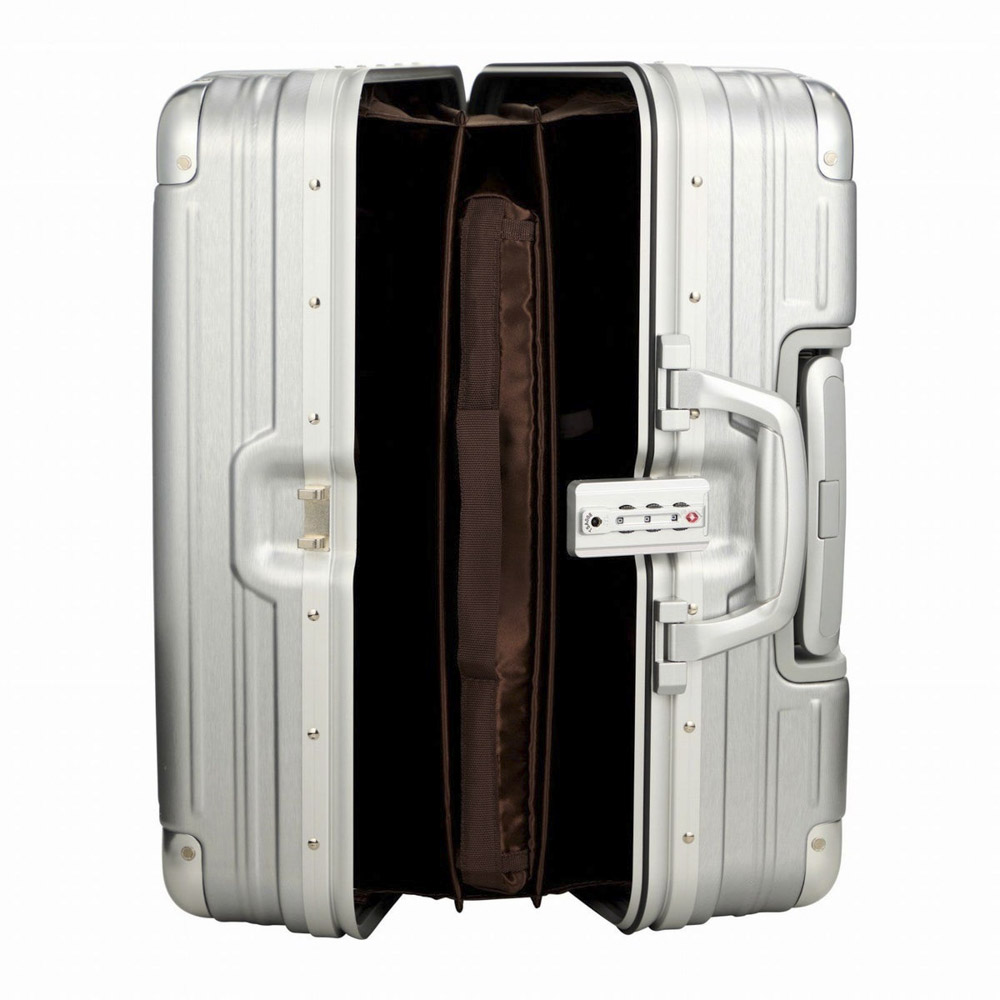シフレ siffler スーツケース・キャリーバッグ 機内持ち込み Sサイズ 27L アルミ調 TRIDENT TRI1030-45【FITHOUSE ONLINE SHOP】