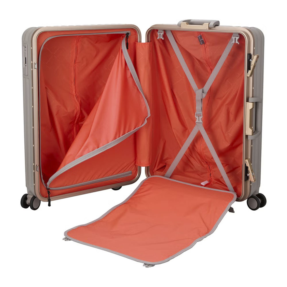 シフレ siffler キャリーケース・スーツケース 軽量 フレームタイプ ハピタスプラス Mサイズ HPL1164-58 【FITHOUSE ONLINE SHOP】