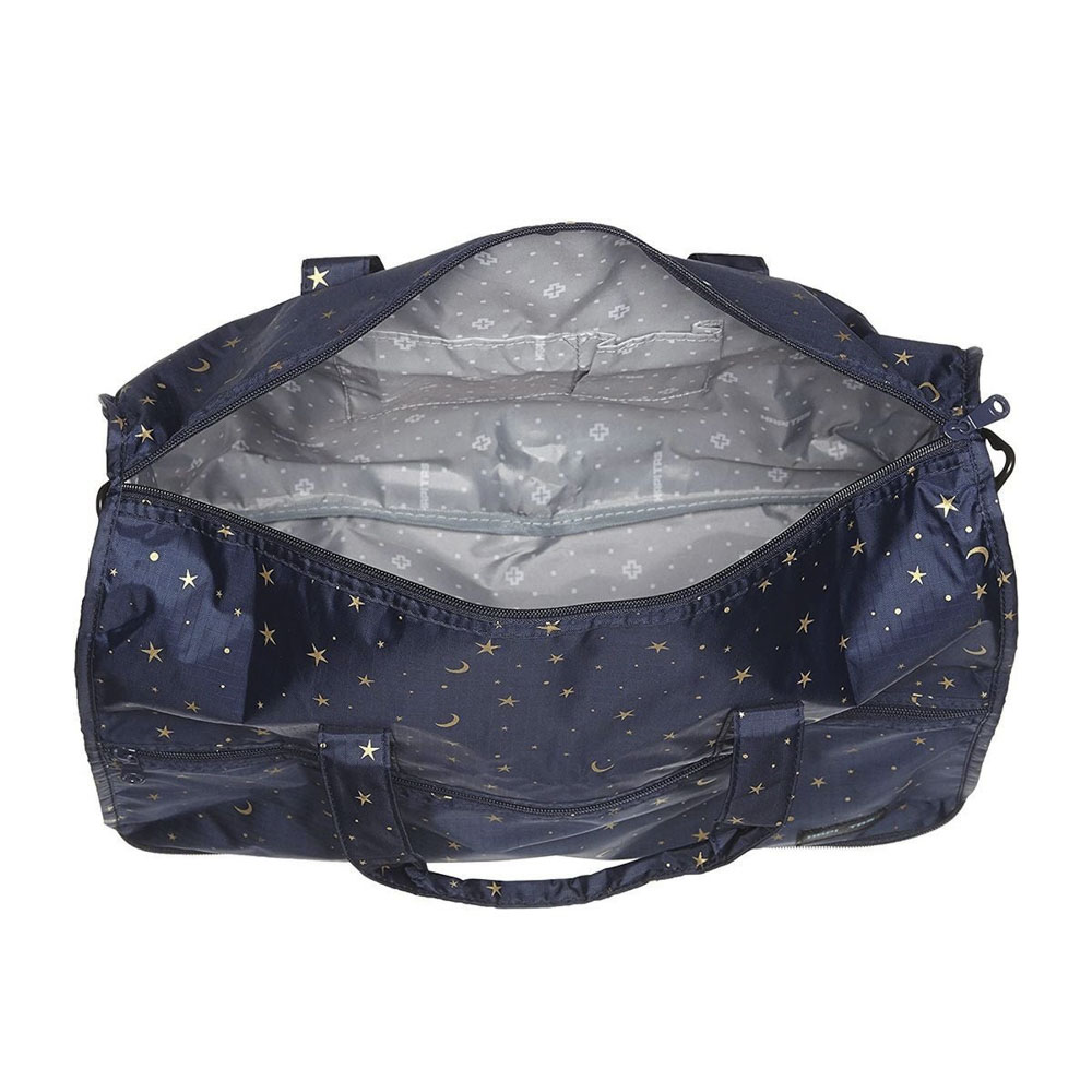 シフレ siffler ボストンバッグ Mサイズ 折りたたみ スターリー柄 ハピタス H0002【FITHOUSE ONLINE SHOP】