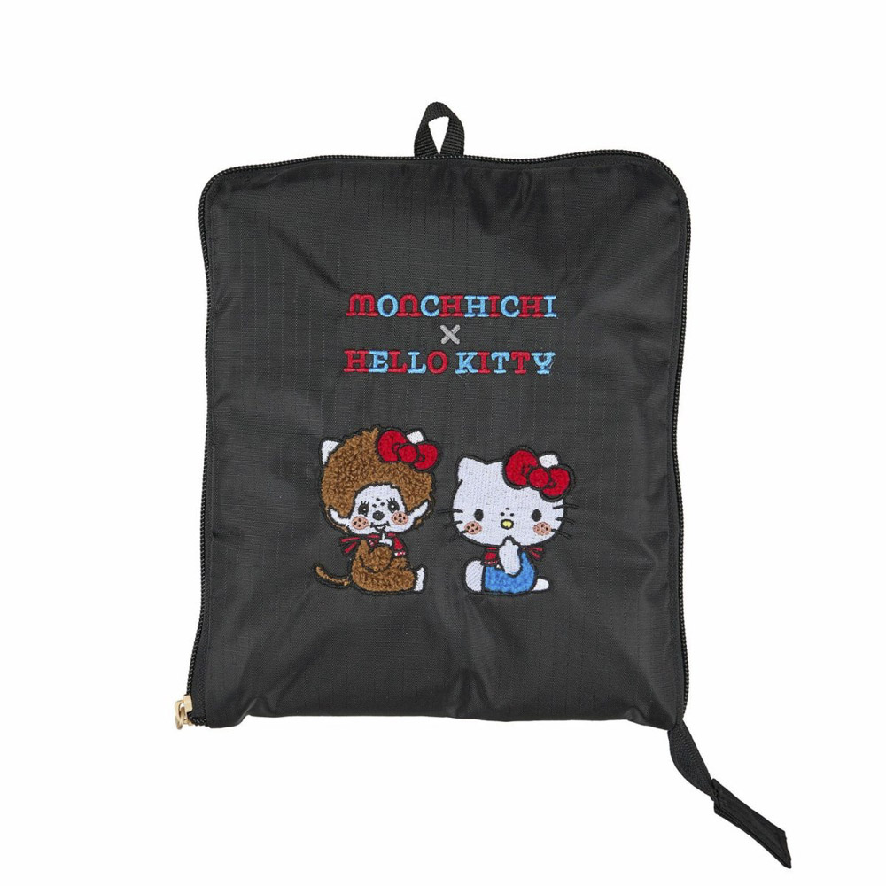 シフレ siffler モンチッチ×ハローキティ 折り畳み ボストンバッグ Mサイズ HPL0002【FITHOUSE ONLINE SHOP】