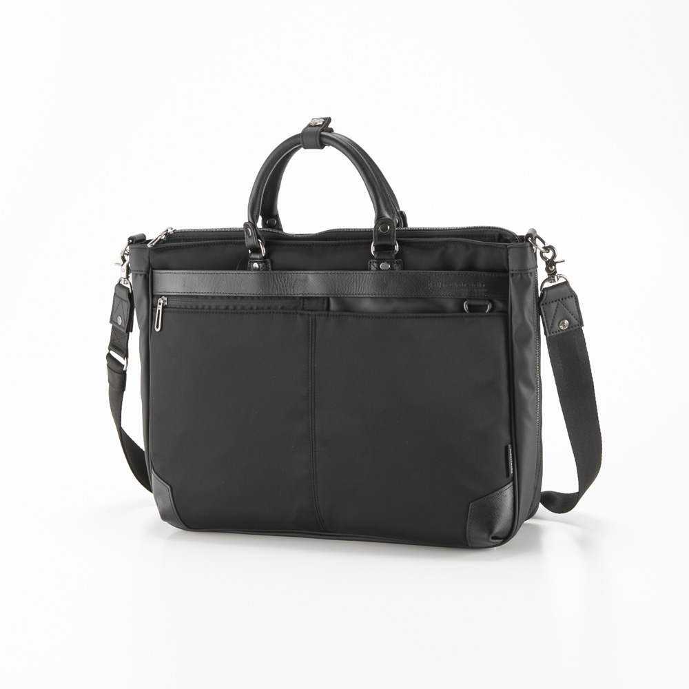 COACH コーチ ビジネスバッグ 2way レザー 二層 ダークブラウン