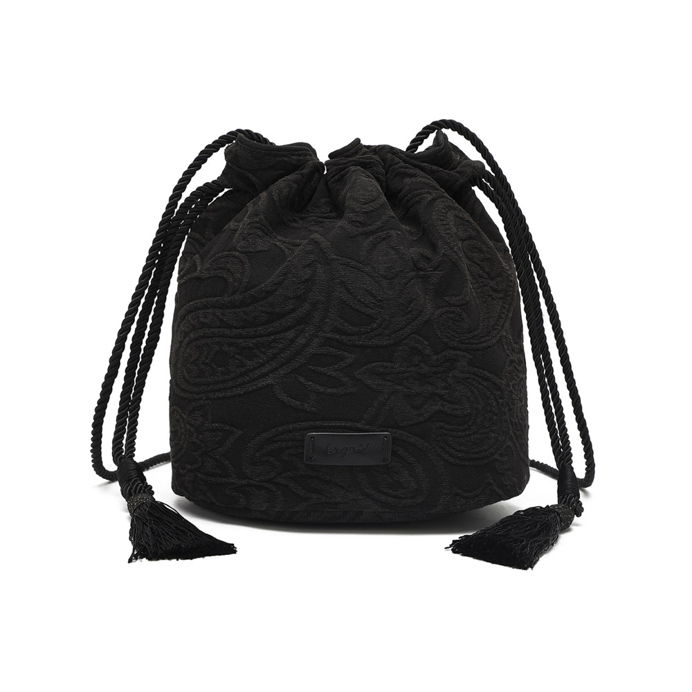 アングリッド Unglid ショルダーバッグ ペイズリー柄 エンボス 巾着バッグ UNG-53350B【FITHOUSE ONLINE SHOP】