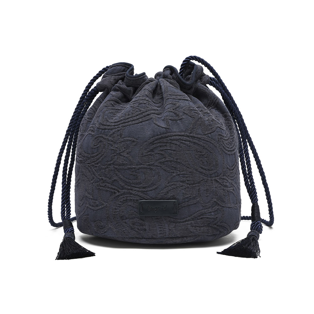 アングリッド Unglid ショルダーバッグ ペイズリー柄 エンボス 巾着バッグ UNG-53350B【FITHOUSE ONLINE SHOP】