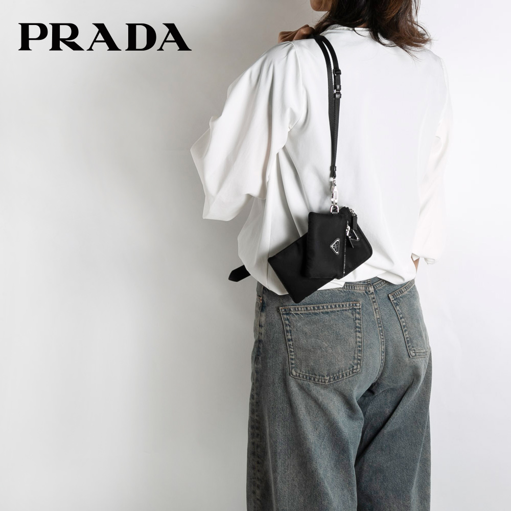 プラダ PRADA ReNylon ネックポーチ ショルダーバッグ フォンケース 2TT091 2DMI【FITHOUSE ONLINE SHOP】