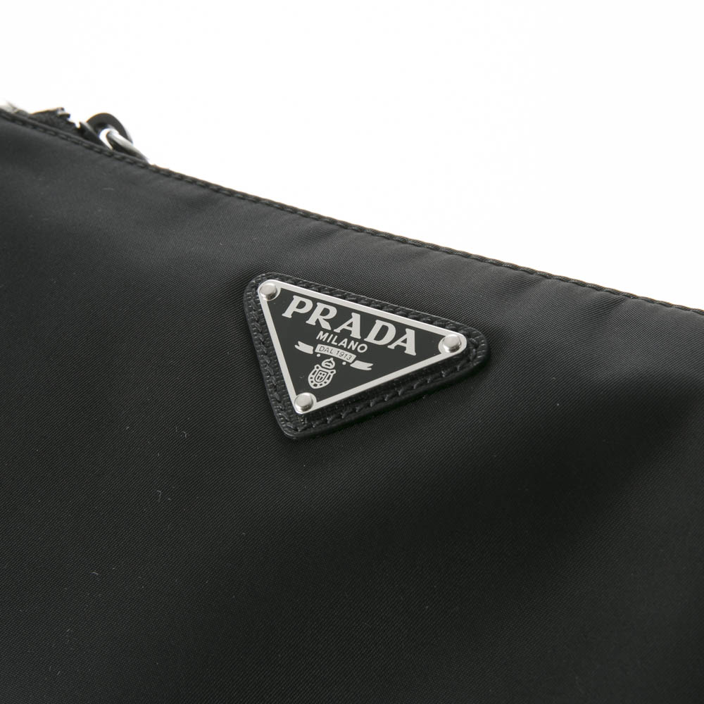 プラダ PRADA ショルダーバッグ ReNylon+SAFFIANO 横型ショルダー 