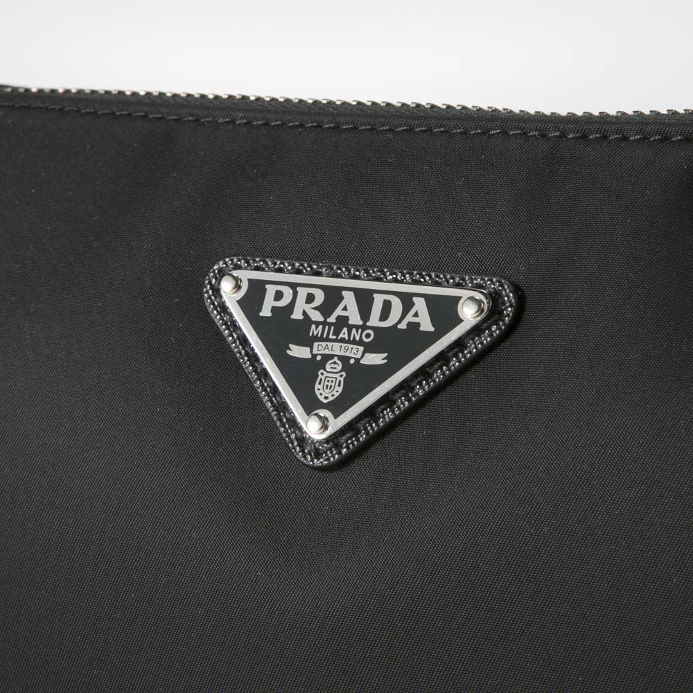 プラダ PRADA ショルダーバッグ ReNylon+SAFFIANO 横型ショルダー ポーチ付/NERO 2VH113-2DMH-XOP【FITHOUSE ONLINE SHOP】