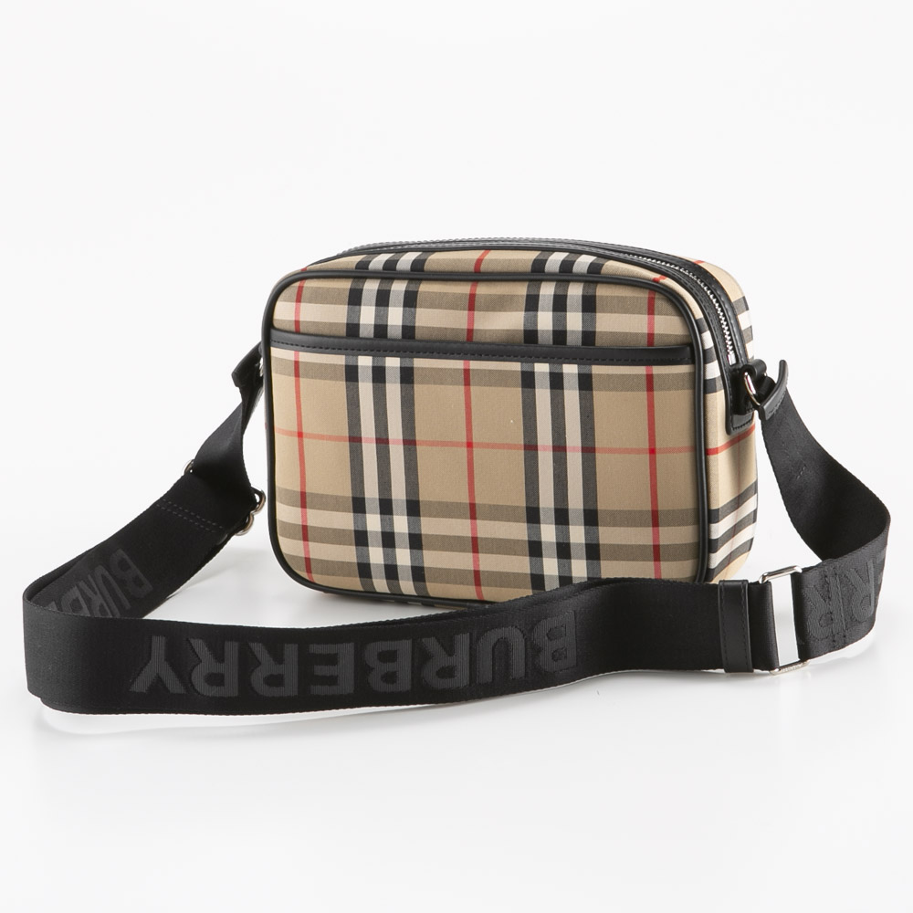バーバリー BURBERRY ショルダーバッグ ヴィンテージチェック レザー 
