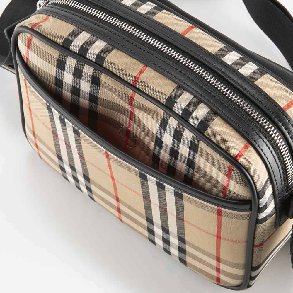 バーバリー BURBERRY ショルダーバッグ ヴィンテージチェック レザー 