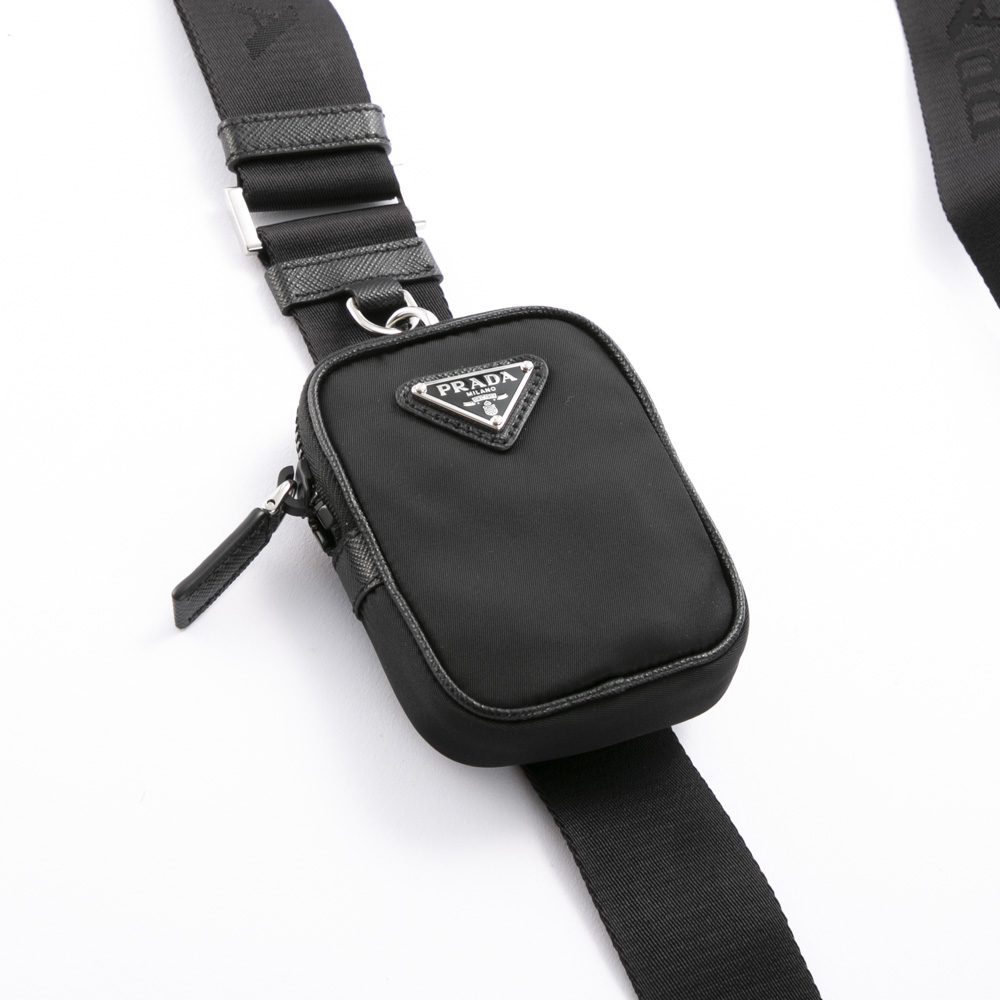 プラダ PRADA ReNylon+SAFFIANO 横型ショルダーバッグ ポーチ付き 2VH113 2DMH XOP【FITHOUSE ONLINE SHOP】