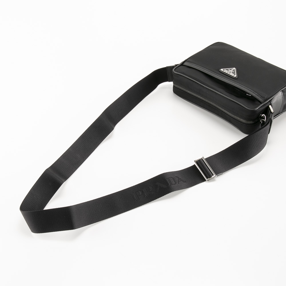 プラダ PRADA ReNylon+SAFFIANO 前ポケット付き ショルダーバッグ 2VH048 2DMH XOO【FITHOUSE ONLINE SHOP】