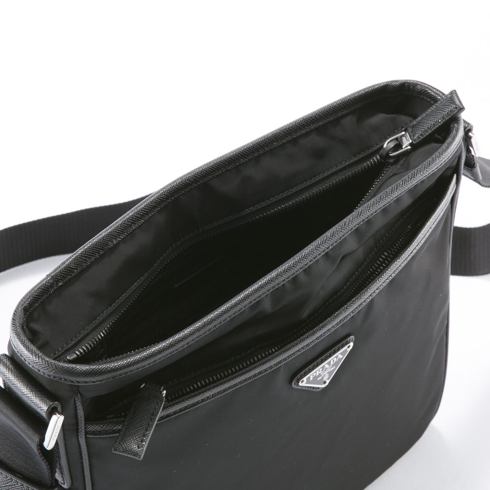 プラダ PRADA ショルダーバッグ TES/SAFロゴ刺繍▽マチSD/NERO 2VH797-064【FITHOUSE ONLINE SHOP】 フィットハウス公式オンラインショップ FIT HOUSE ONLINE SHOP プラダ ショルダーバッグ 2VH797