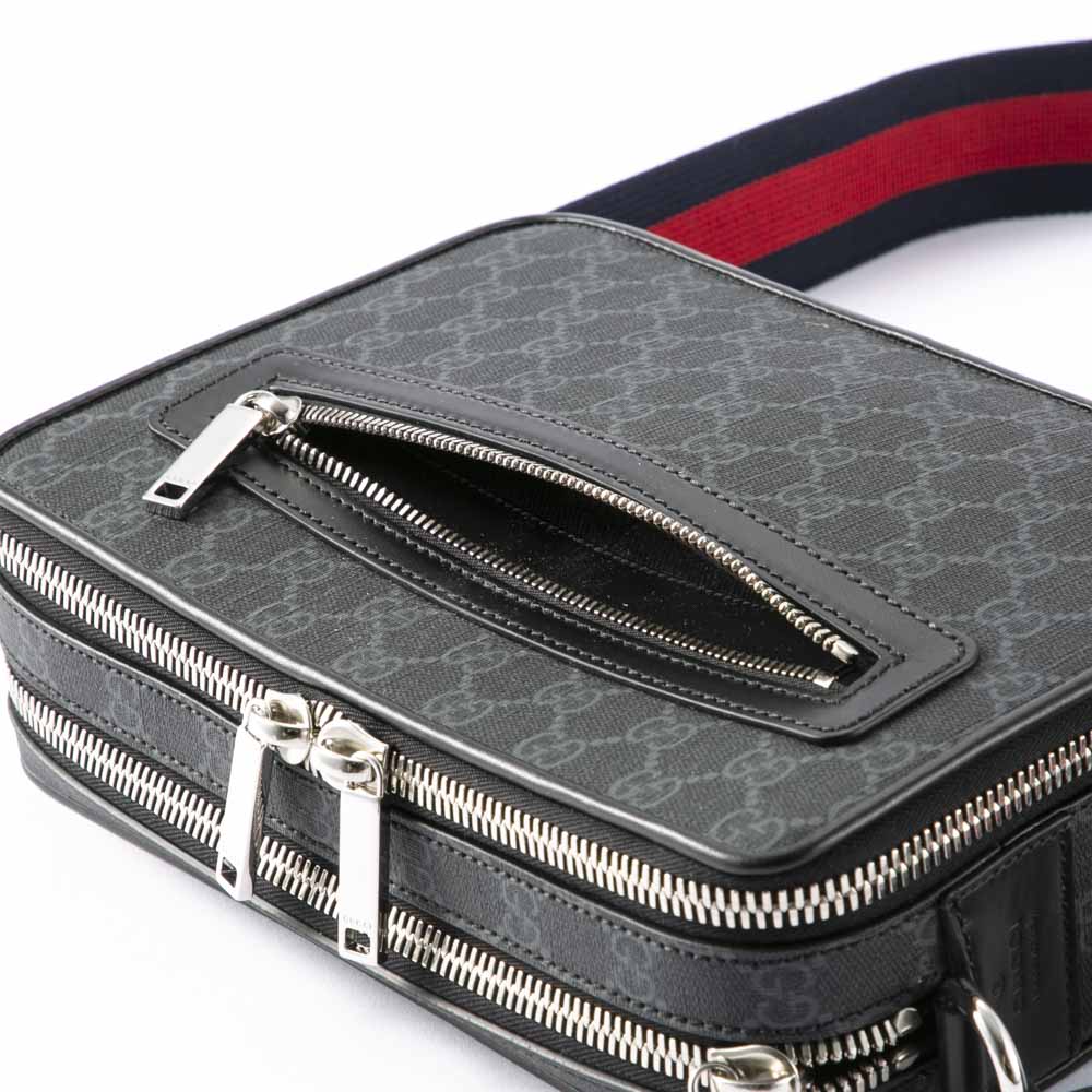 グッチ GUCCI ショルダーバッグ GG ブラック ミディアム クロスボディバッグ 822072 FADJA【FITHOUSE ONLINE SHOP】