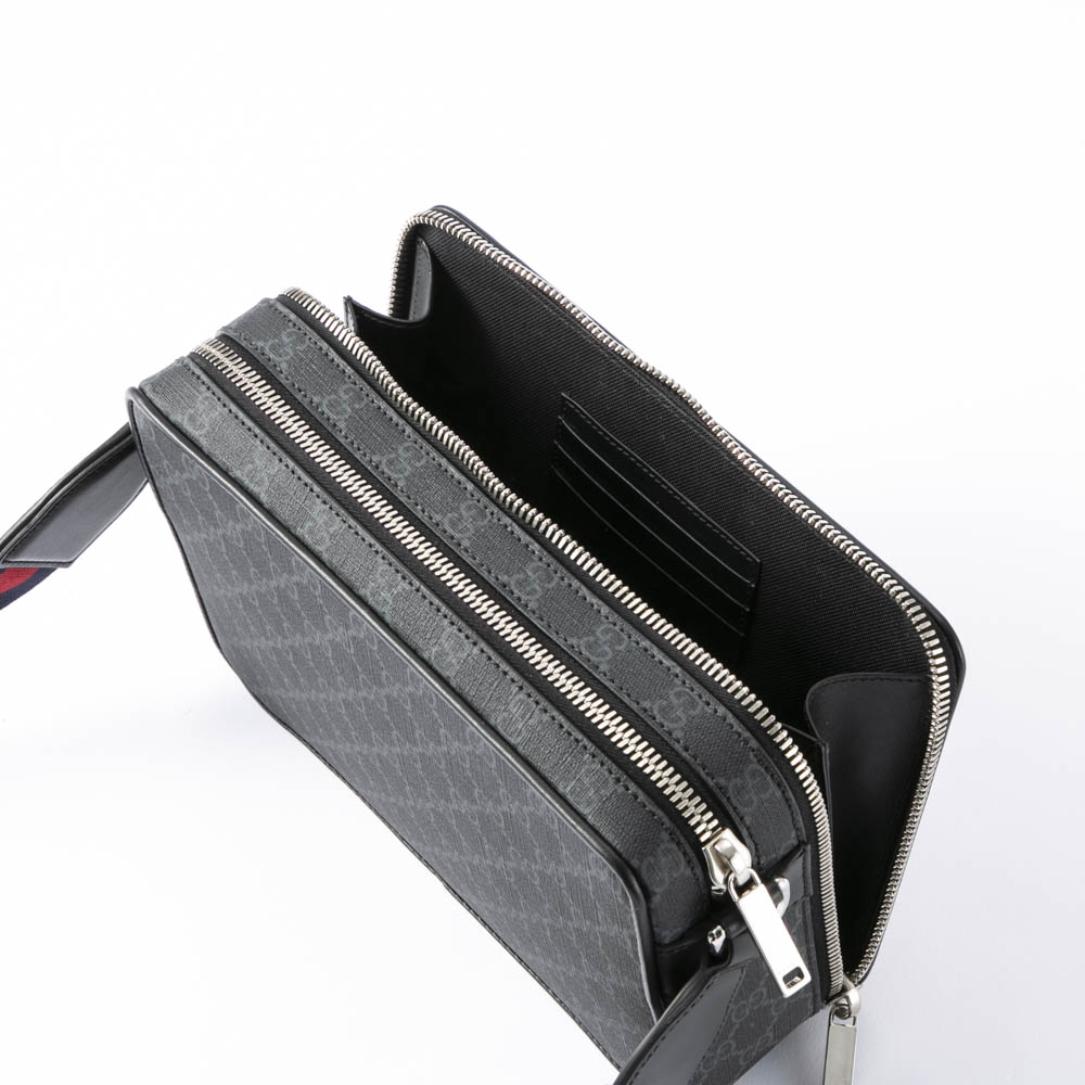 グッチ GUCCI ショルダーバッグ GG ブラック ミディアム クロスボディバッグ 822072 FADJA【FITHOUSE ONLINE SHOP】