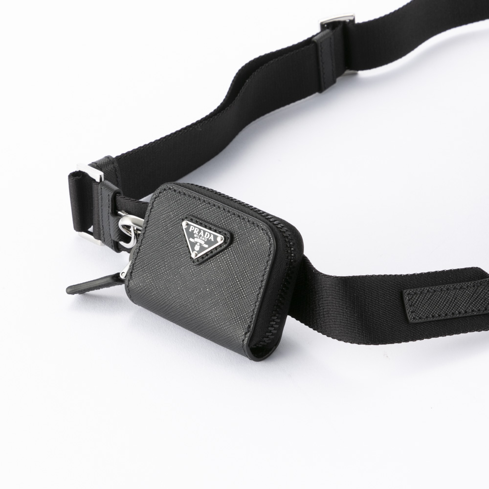 プラダ PRADA ReNylon+SAFFIANO ショルダーバッグ ポーチ付き 2VH172 2DMH OOO【FITHOUSE ONLINE SHOP】