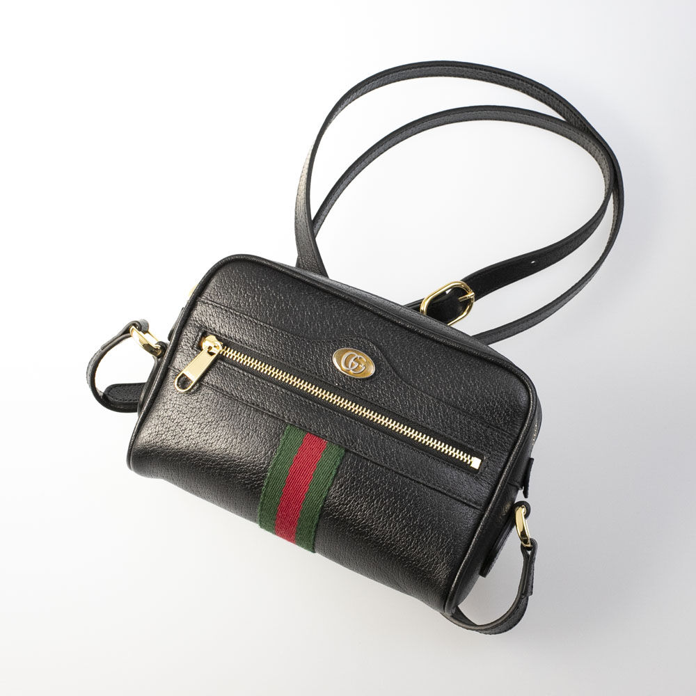 グッチ GUCCI OPHIDIA レザーミニショルダーバッグ 517350 DJ2DG