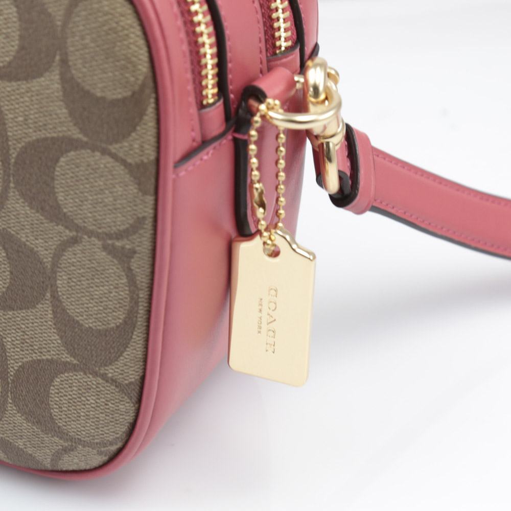 コーチ COACH ショルダーバッグ PVCシグネチャーJESクロスボディW ZIP 