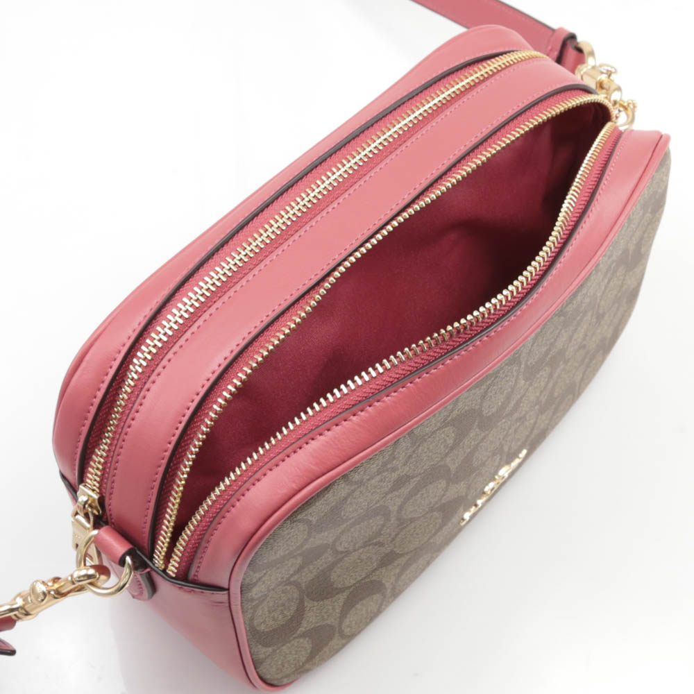 コーチ COACH ショルダーバッグ PVCシグネチャーJESクロスボディW ZIP 