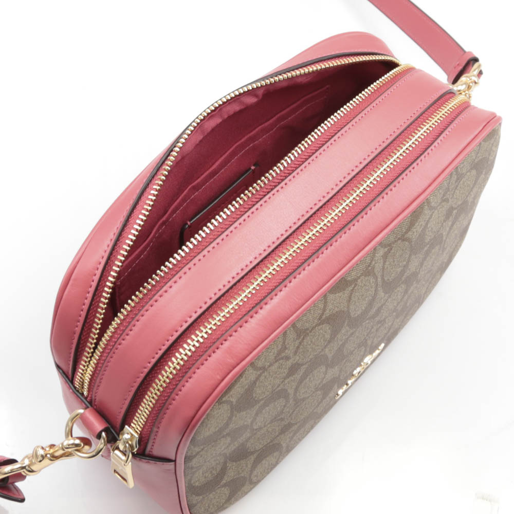 コーチ COACH ショルダーバッグ PVCシグネチャーJESクロスボディW ZIP 