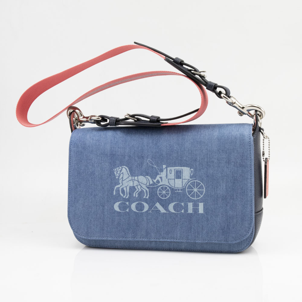 コーチ COACH ショルダーバッグ ロゴデニムJESメッセンジャー 91137 ...